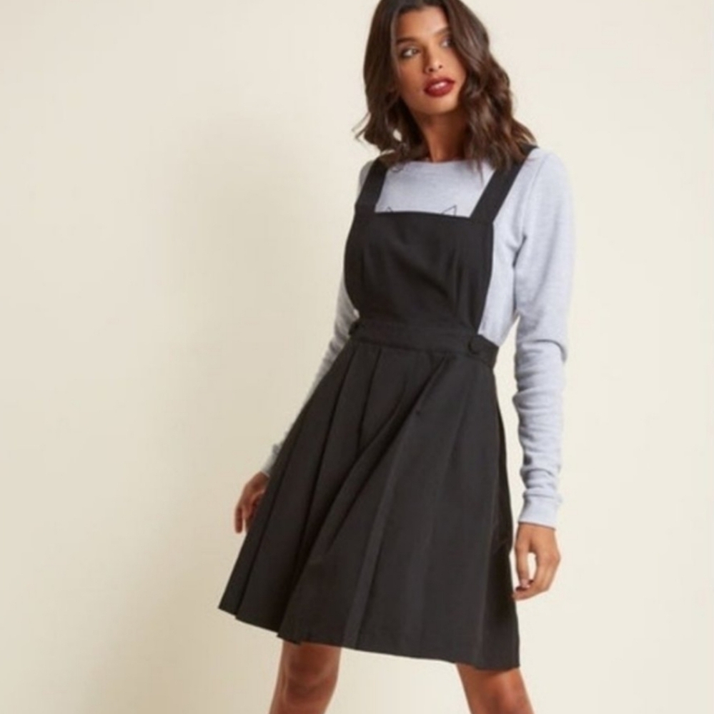 NWOT Modcloth Overalls Pleated Dress - Size 2x